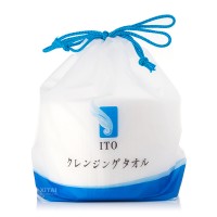 日本ITO 纯棉干湿两用一次性洁面巾 80片